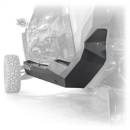 DRT Heavy Duty Rock Sliders Rails Polaris PRO SERIES RZR PRO XP S TURBO R 4-SEAT back view