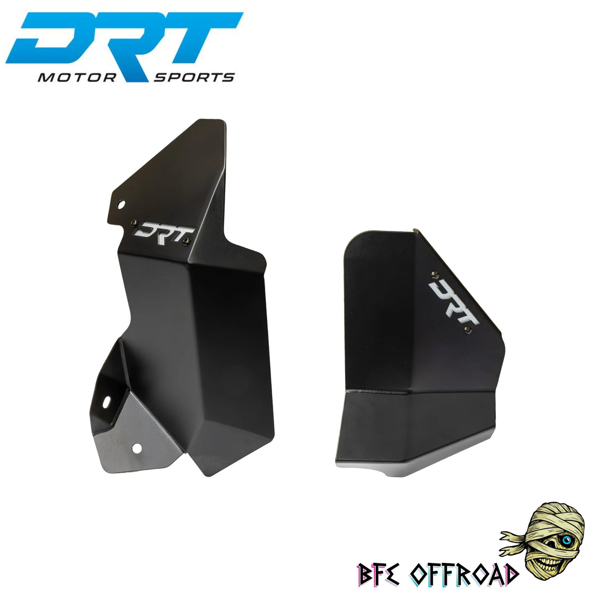 AC Guards on white background with DRT and BFE Offroad Logo's