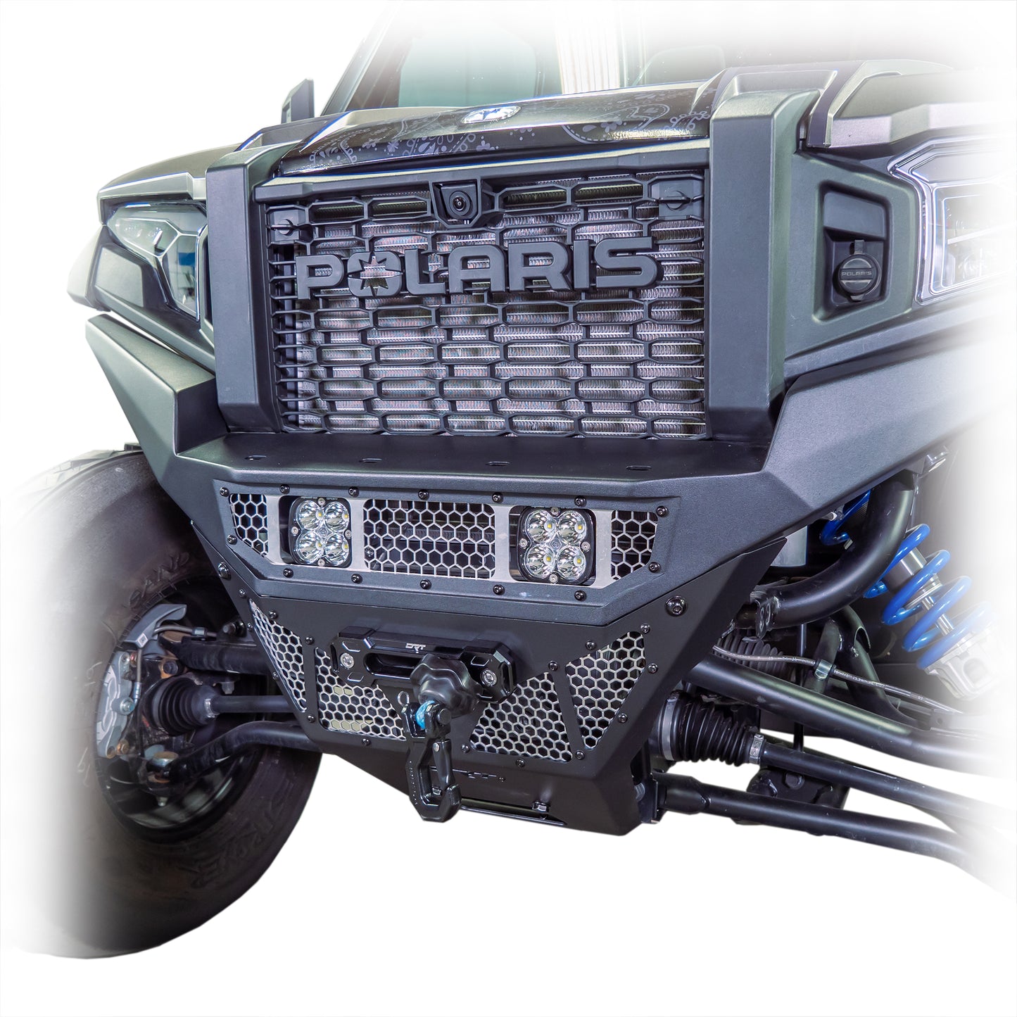 DRT Motorsports Polaris XPEDITION Front Bumper on machine front right