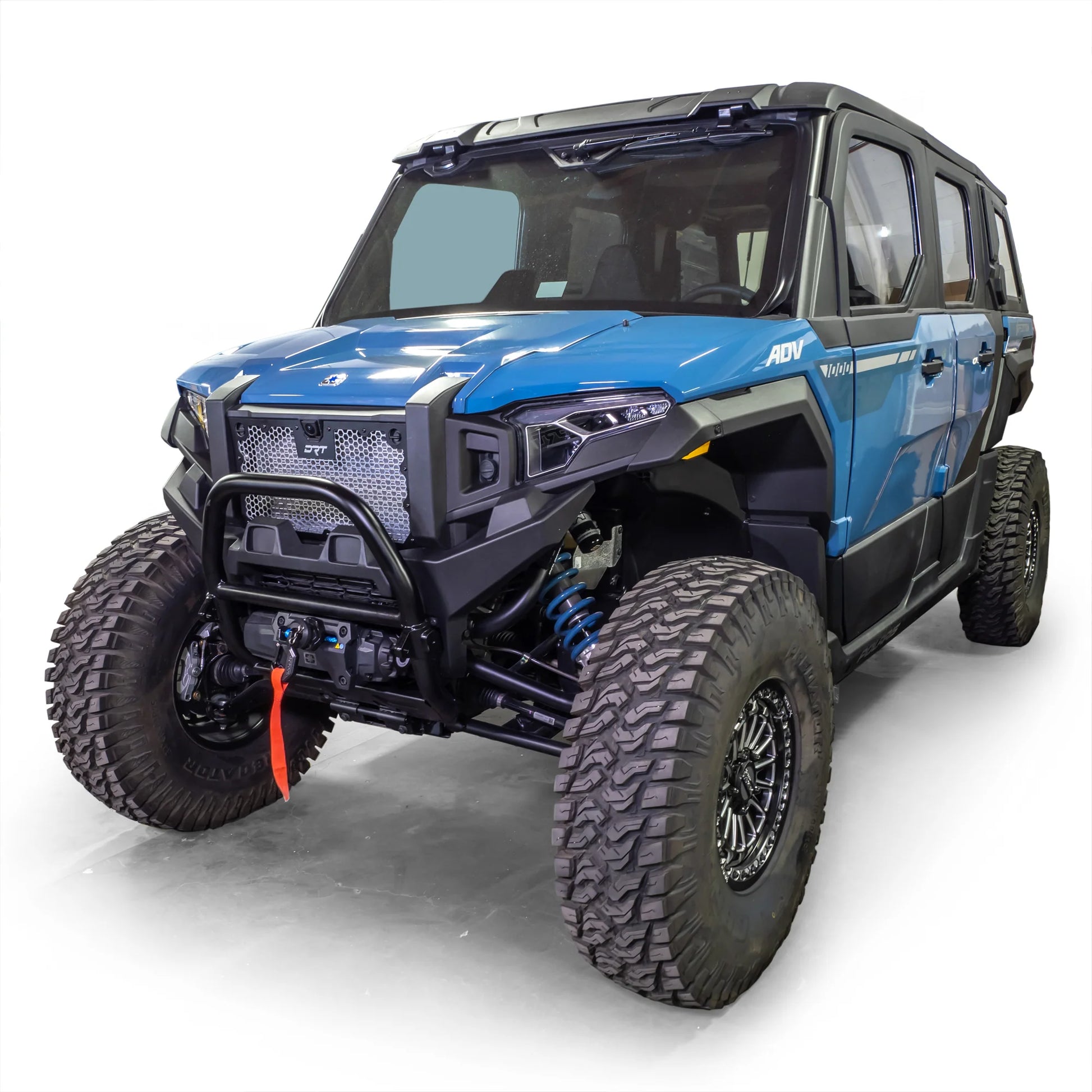 DRT Aluminum Mesh Grill Radiator Guard Polaris XPEDITION 2024+ Full Machine View