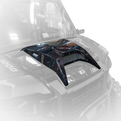 Car spoiler on a vehicle with a clear background
