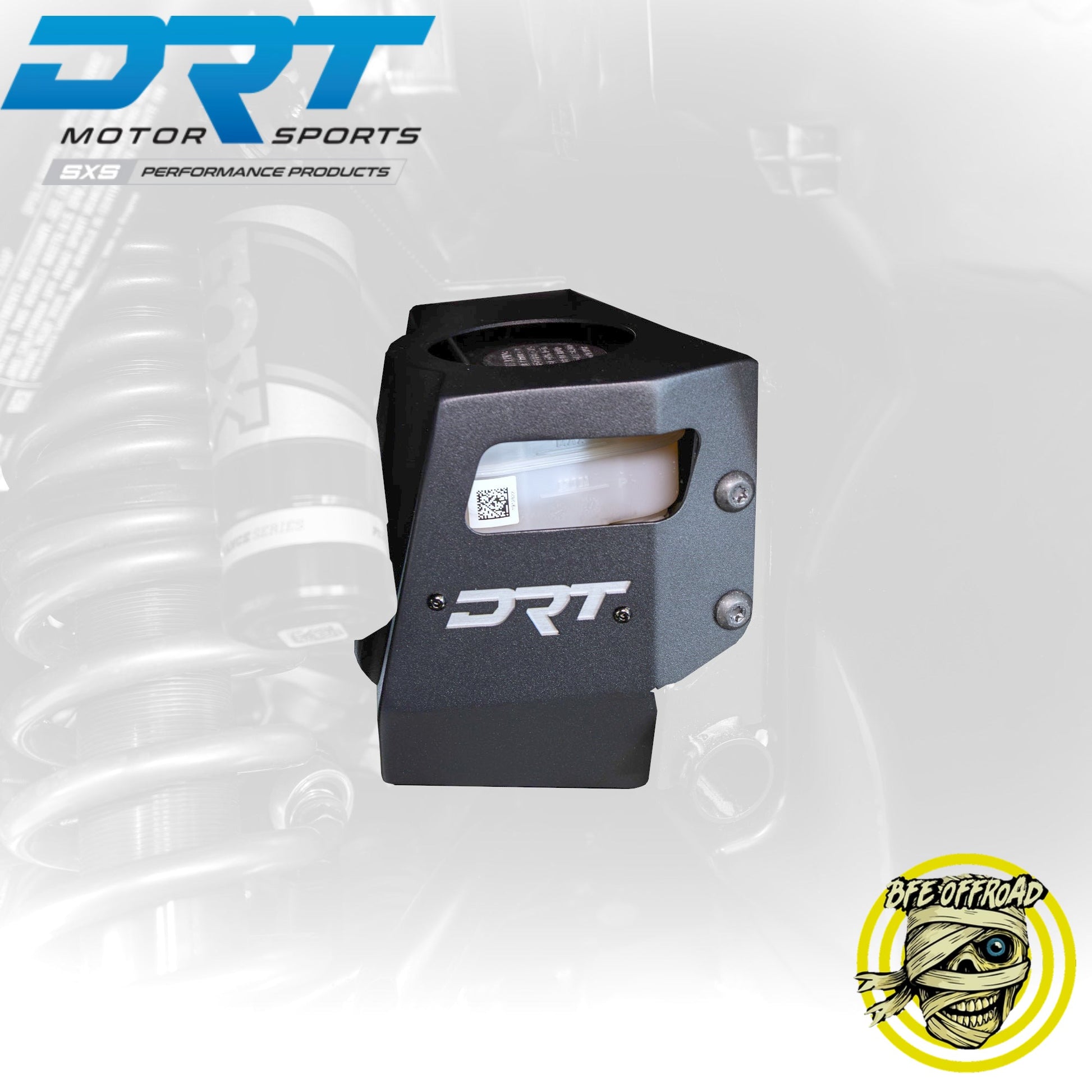 DRT motor sports performance product on a white background with visible branding.
