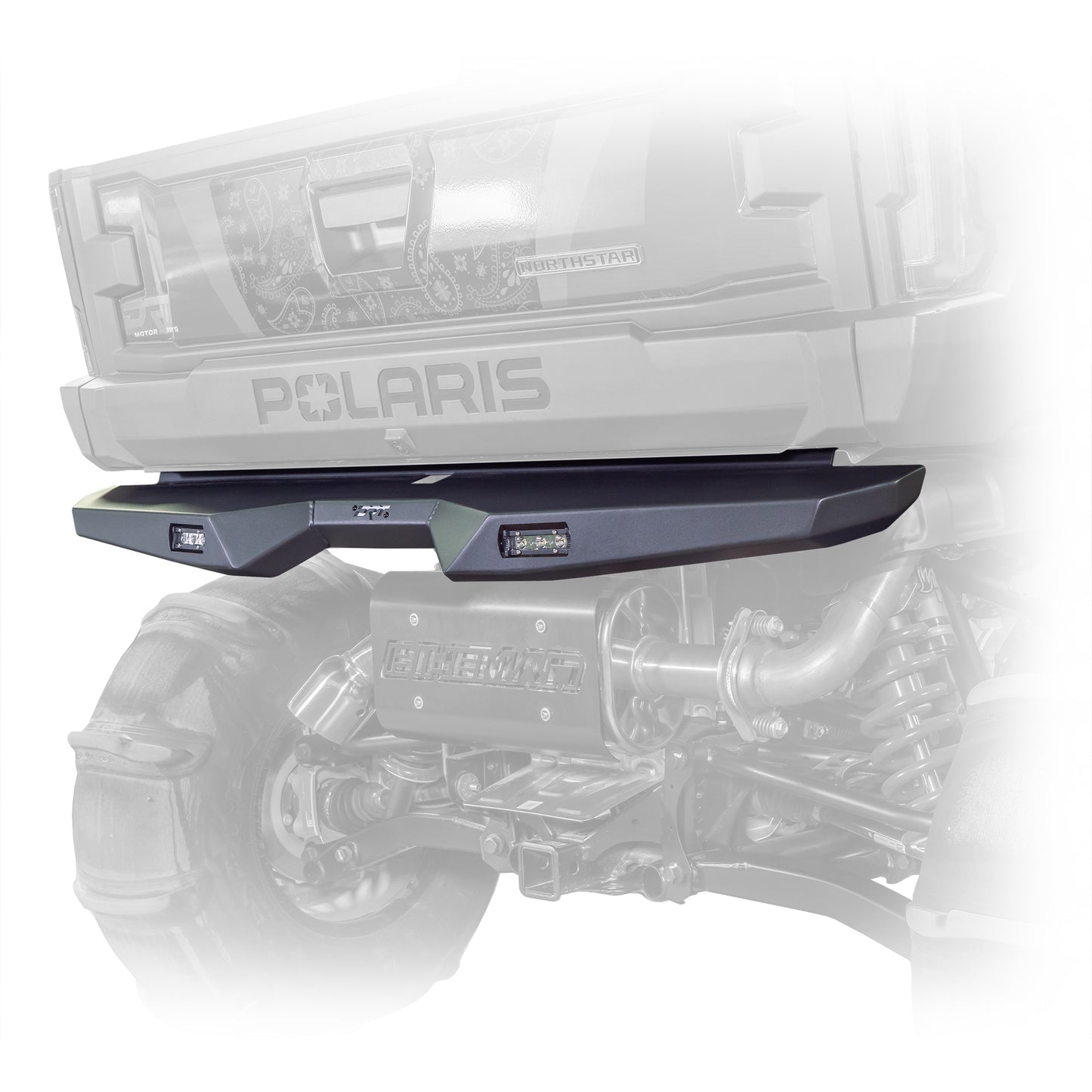 DRT Motorsports Polaris XPEDITION Rear Bumper front right view
