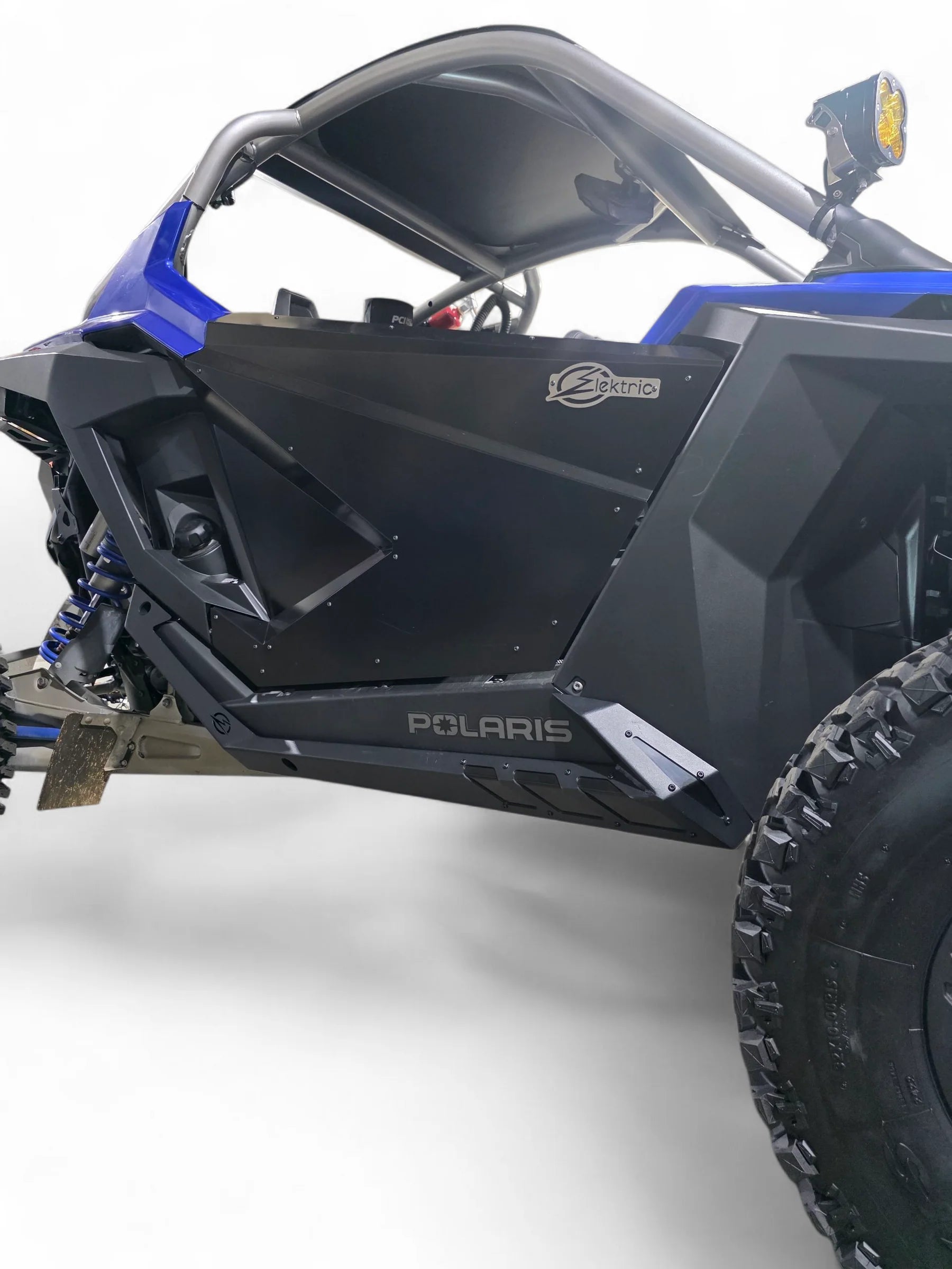 Polaris vehicle side panel on a white background