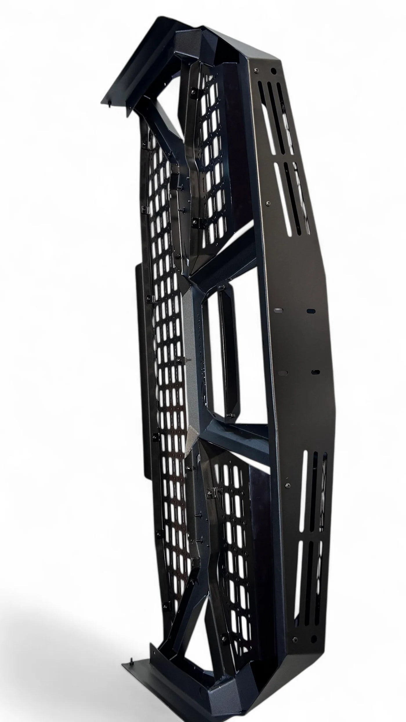 Black rack on a white background