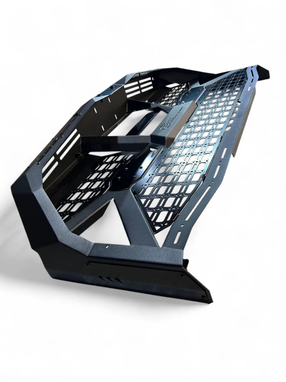 Black rack on a white background