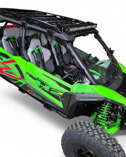 Top View of UTV on white background