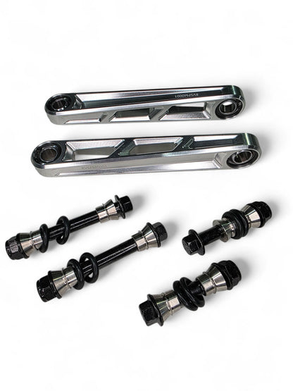 Elektric Offroad Billet Front Sway Bar Links Can-Am Maverick R / Max 2024+ Clear