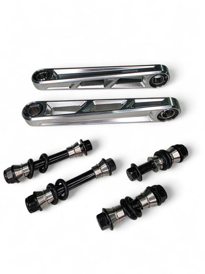 Elektric Offroad Billet Front Sway Bar Links Can-Am Maverick R / Max 2024+ Clear