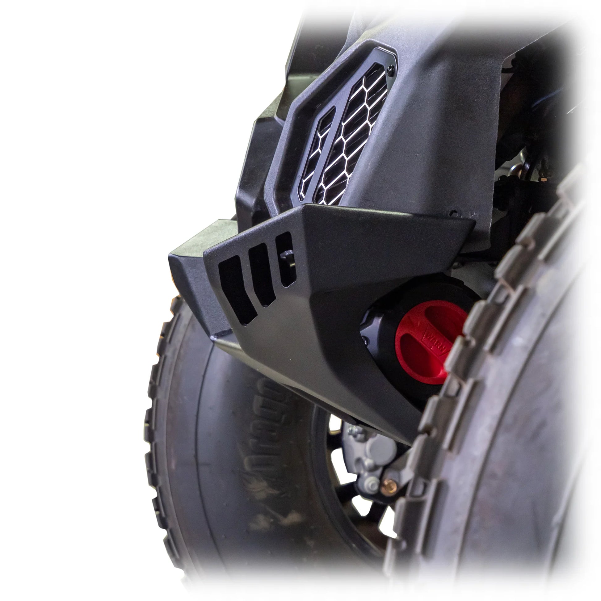 DRT Motorsports Heavy Duty Front Winch Bumper CAN-AM MAVERICK X3 2017-24 Side View
