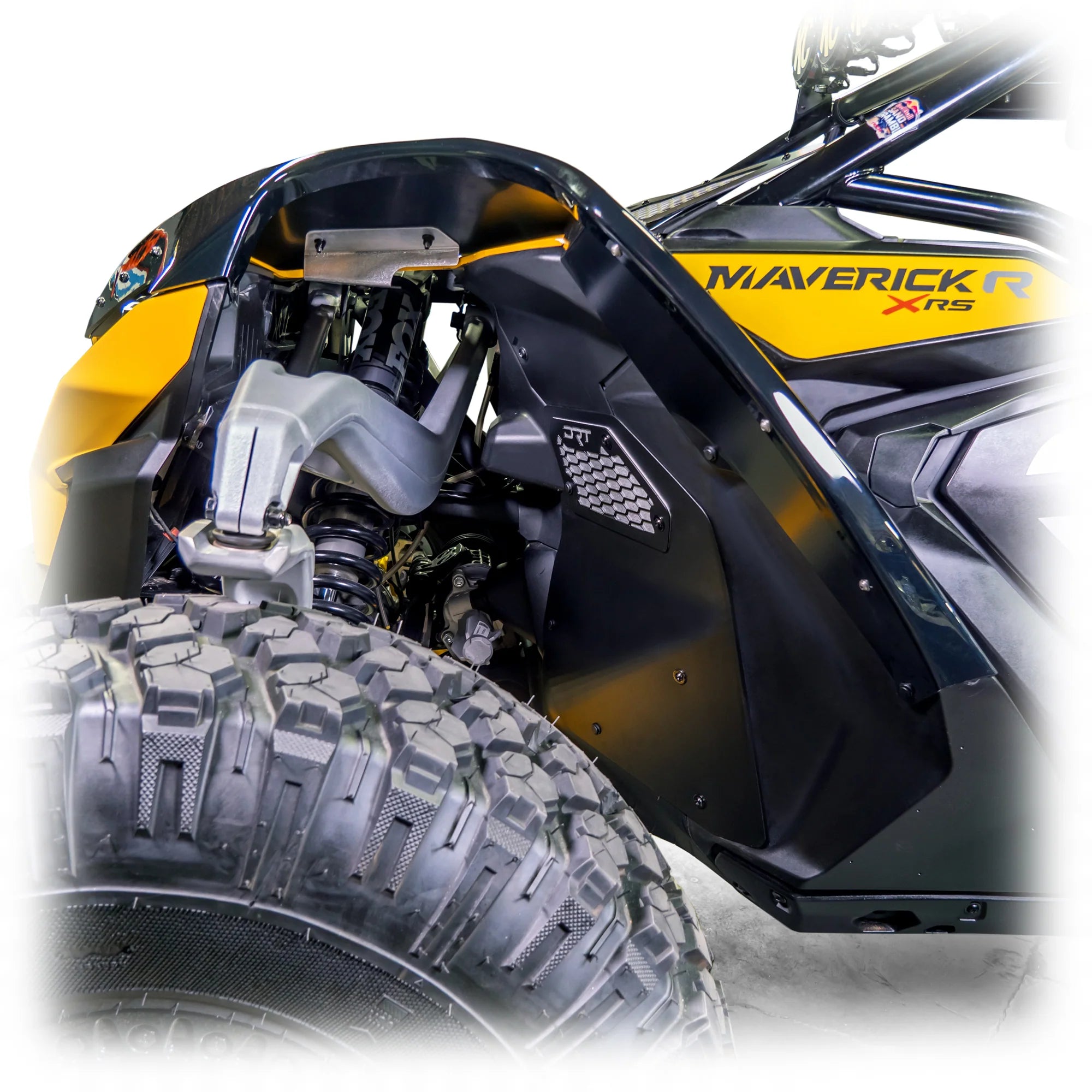 DRT Motorsports ABS Extended Front Fender Kit For Can-Am Maverick R / X / XRS / MAX (2024+)