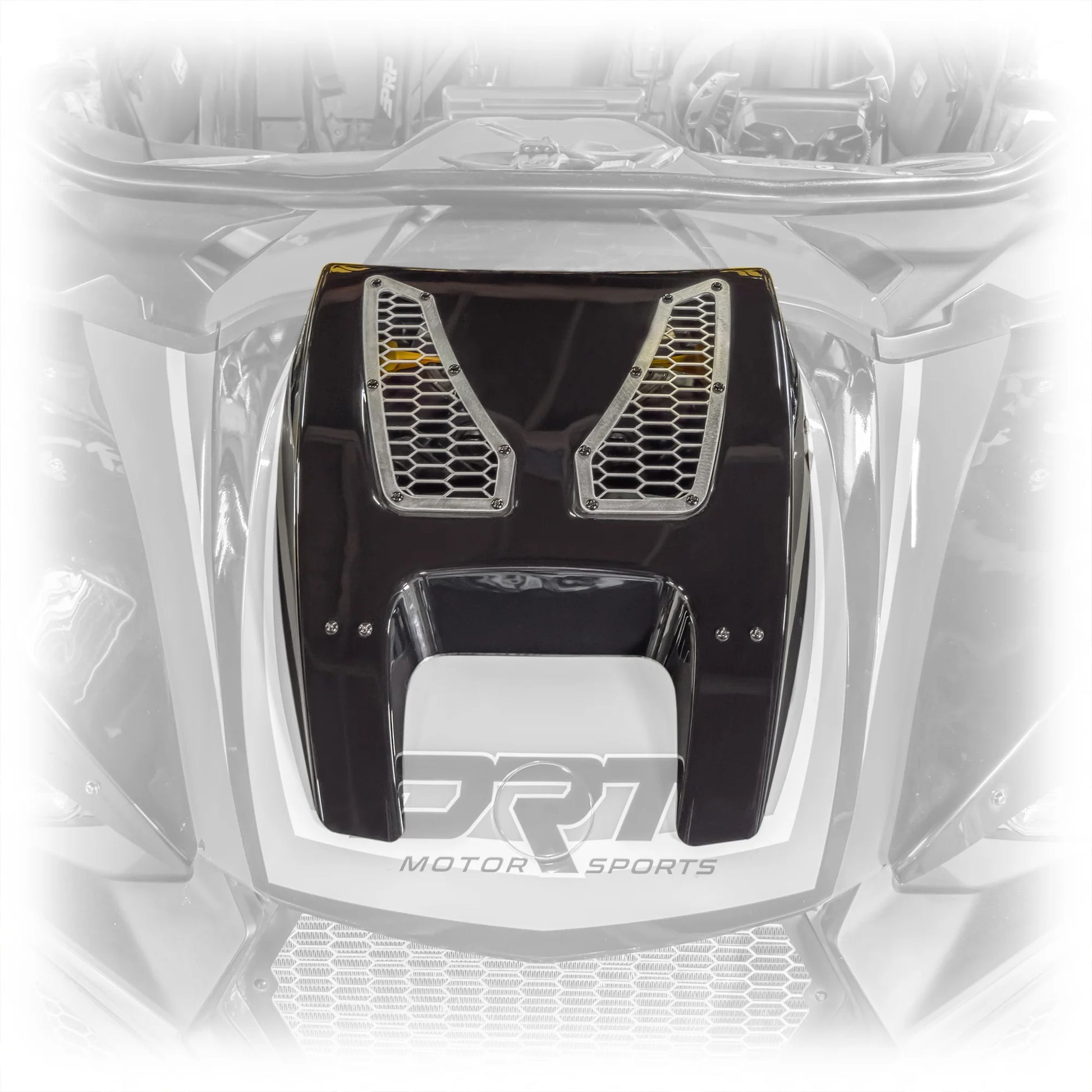 DRT Motorsports Can Am MAVERICK R X XRS 2024+ Vented ABS Hood Scoop Top View