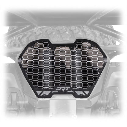DRT Aluminum Air Intake Vent Grill Kit Can Am Maverick R 2024+ b/w center view