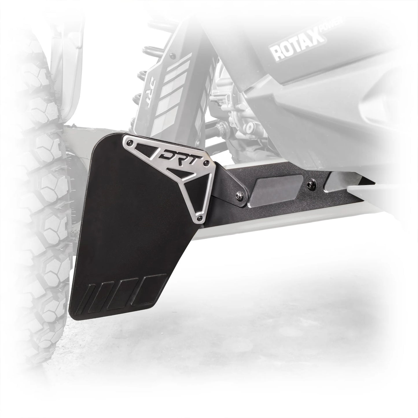DRT Billet Aluminum Extended Rear Mud Rock Flap Guards Guard Can Am Maverick R