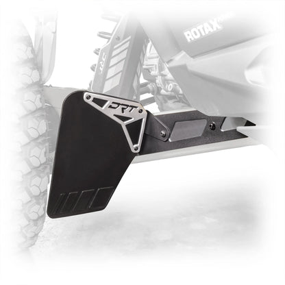 DRT Billet Aluminum Extended Rear Mud Rock Flap Guards Guard Can Am Maverick R