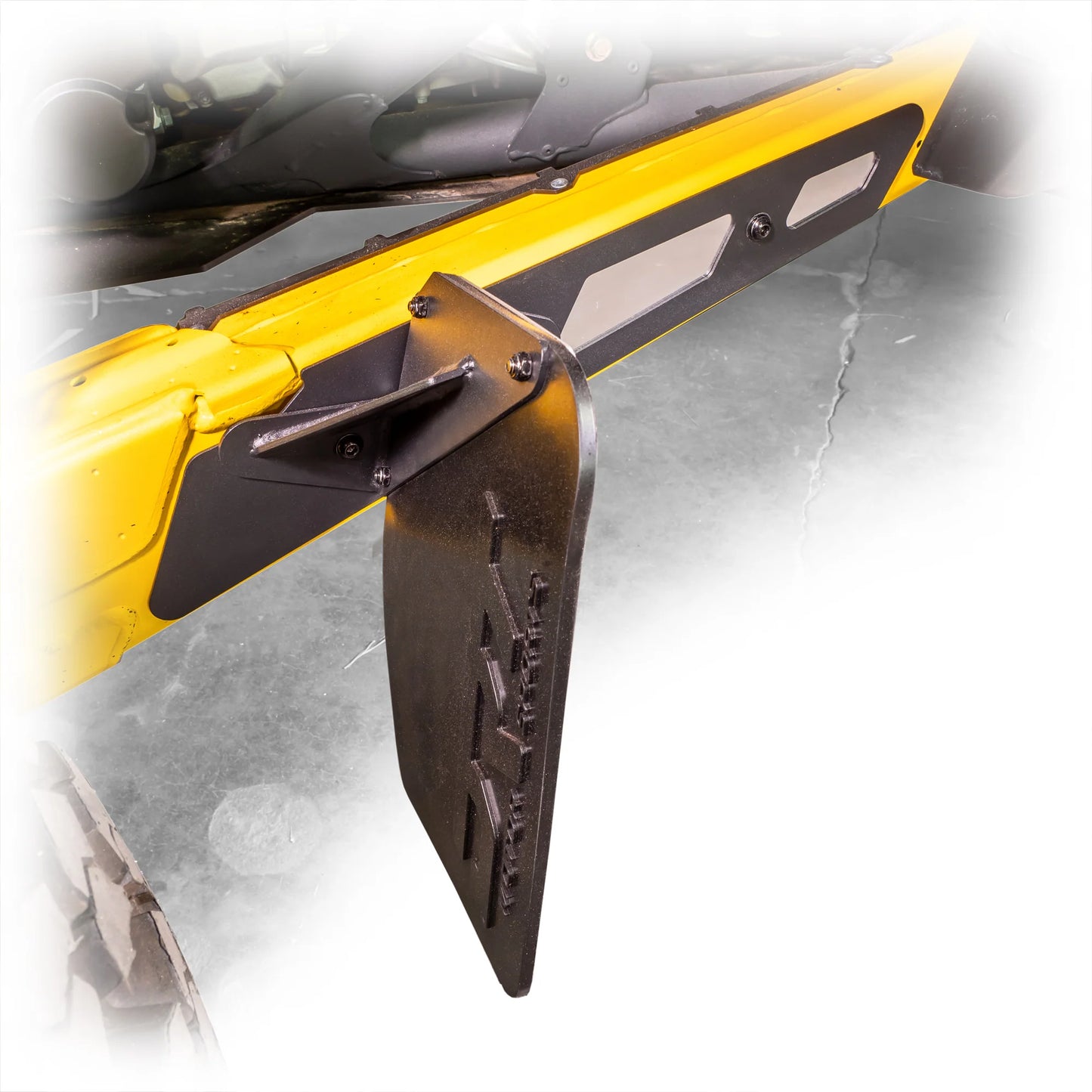DRT Billet Aluminum Extended Rear Mud Rock Flap Guards Guard Can Am Maverick R