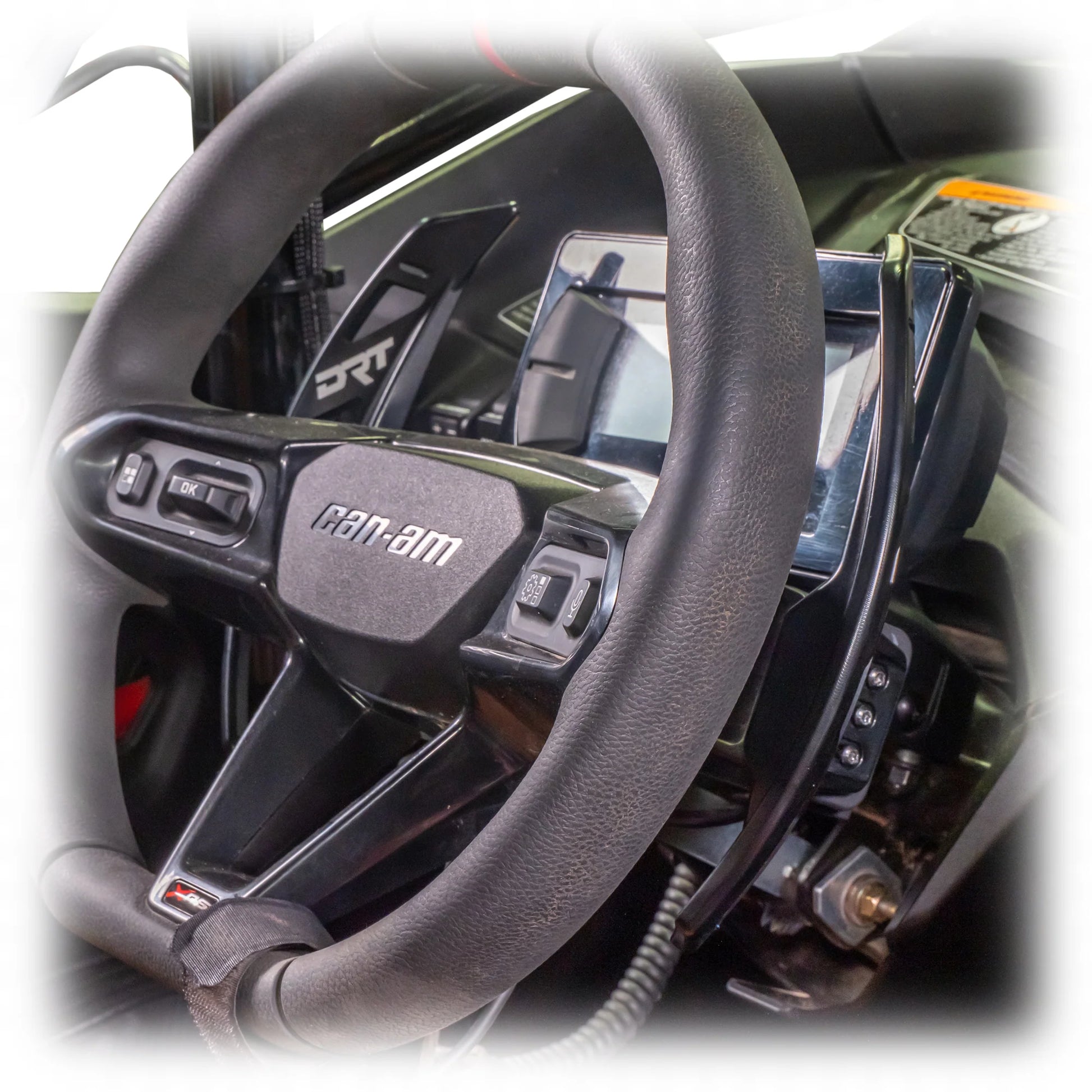 DRT Billet Paddle Shifter Shift Handles Fits: CAN-AM MAVERICK R 2024+ All Models side close up