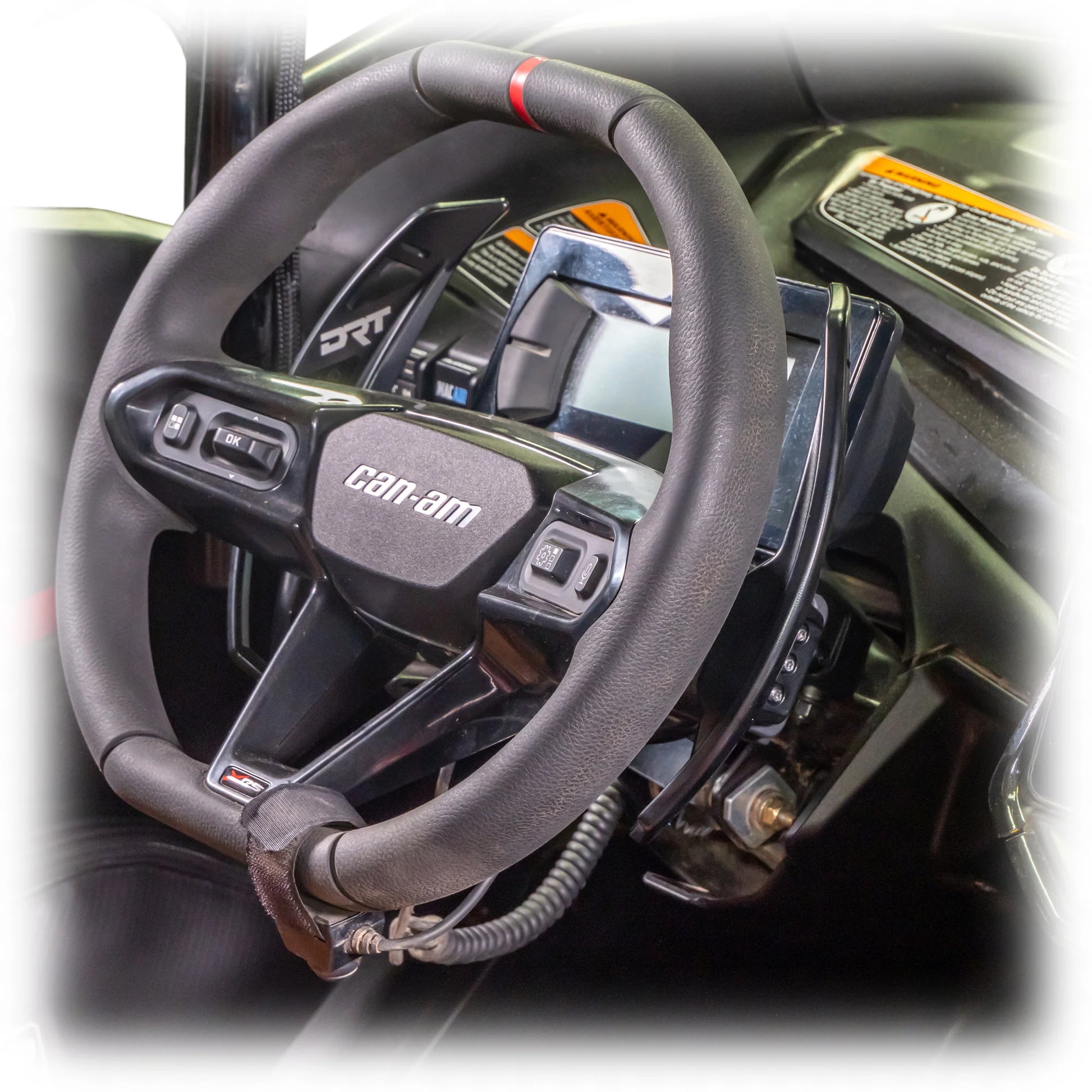 DRT Billet Paddle Shifter Shift Handles Fits: CAN-AM MAVERICK R 2024+ All Models Side View
