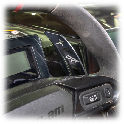 DRT Billet Paddle Shifter Shift Handles Fits: CAN-AM MAVERICK R 2024+ All Models Up close details