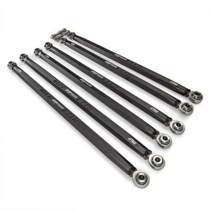 DRT MOTORSPORTS HEX Billet Radius Rods Bars Can Am MAVERICK R X XRS 2024+ unmounted top View