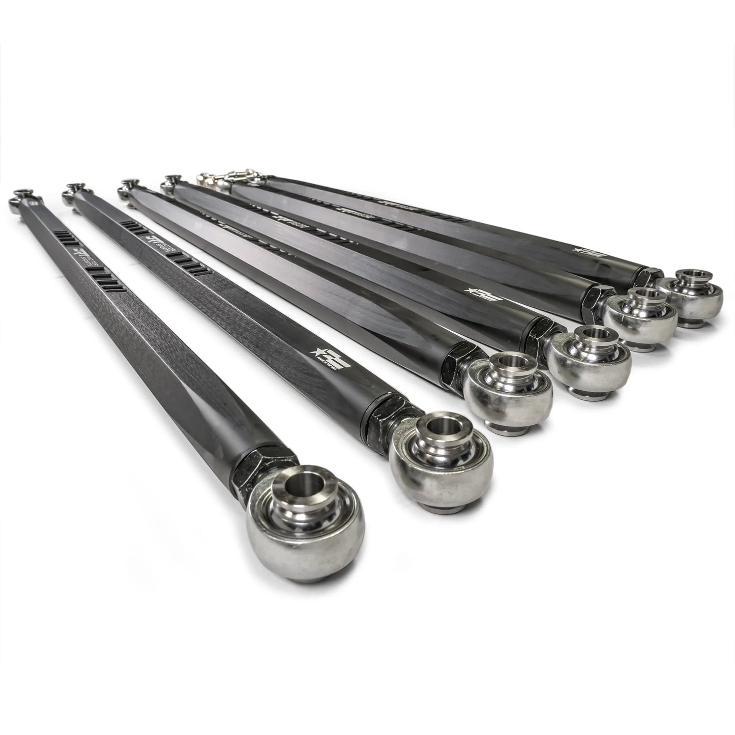DRT MOTORSPORTS HEX Billet Radius Rods Bars Can Am MAVERICK R X XRS 2024+ unmounted side View