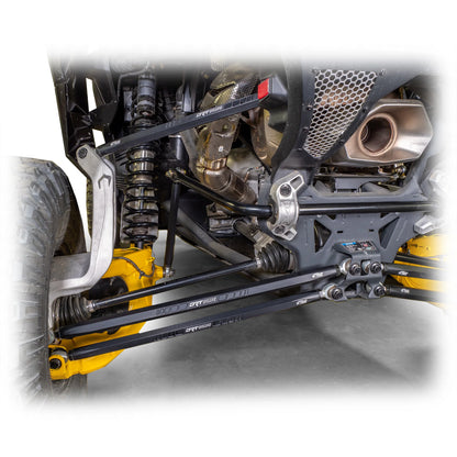 DRT MOTORSPORTS HEX Billet Radius Rods Bars Can Am MAVERICK R X XRS 2024+ Installed 