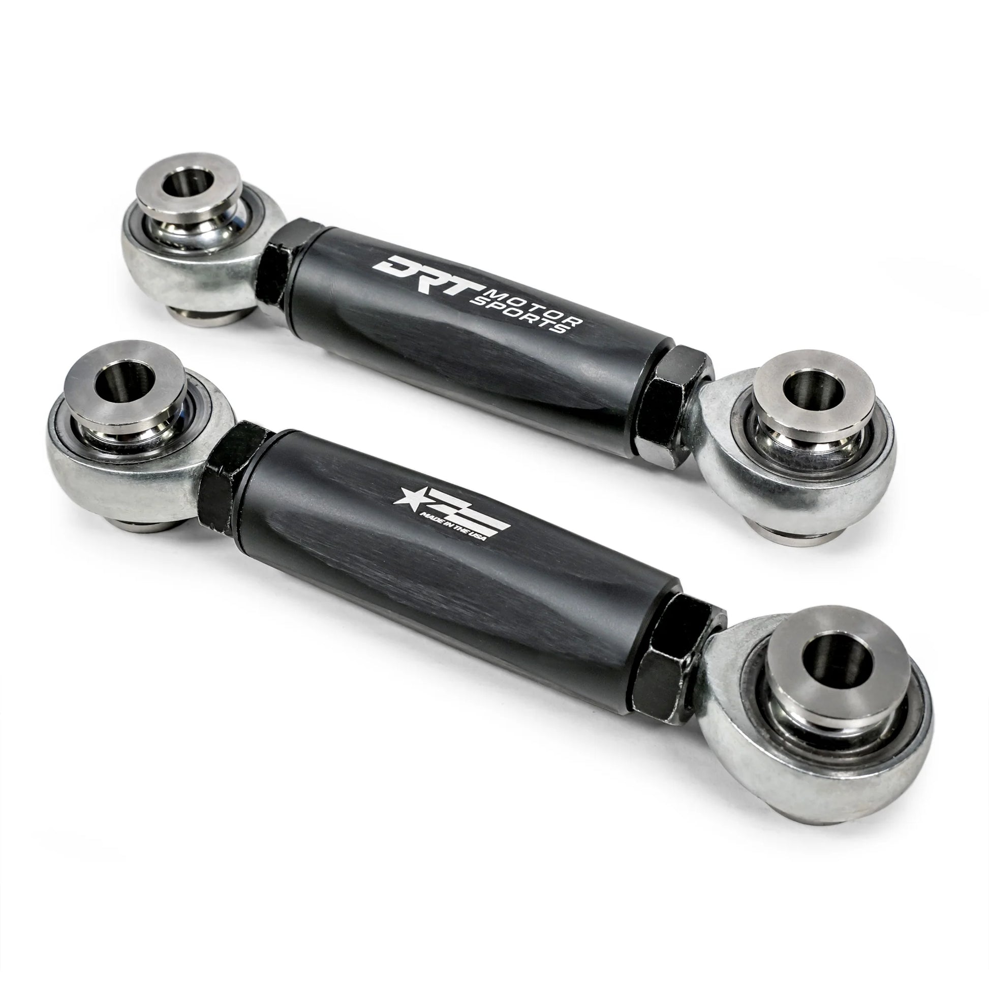 DRT Billet HEX Aluminum FRONT Sway Bar Links CAN AM MAVERICK R X XRS 2024+ Side View