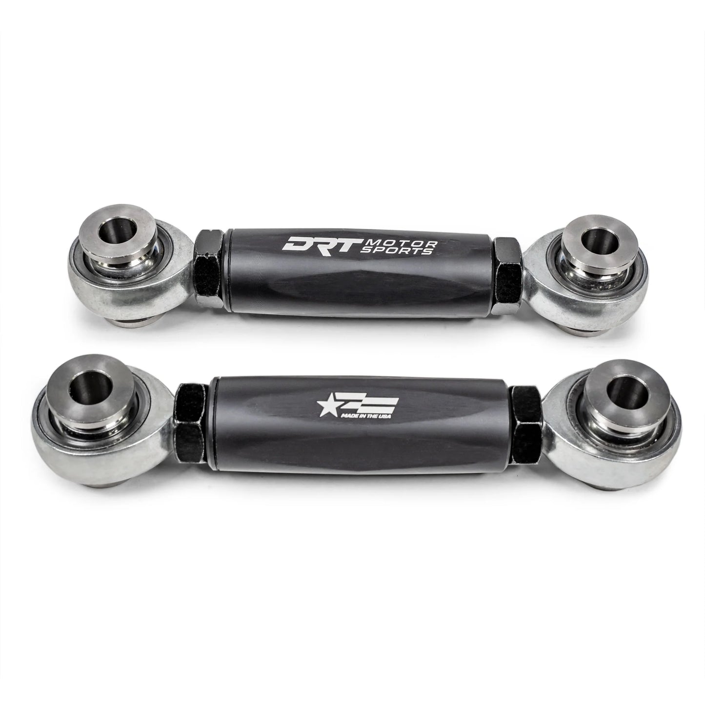 DRT Billet HEX Aluminum FRONT Sway Bar Links CAN AM MAVERICK R X XRS 2024+ Front View
