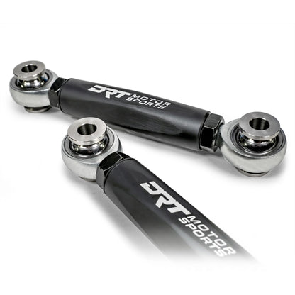 DRT Billet HEX Aluminum FRONT Sway Bar Links CAN AM MAVERICK R X XRS 2024+ Hardware and Logo's