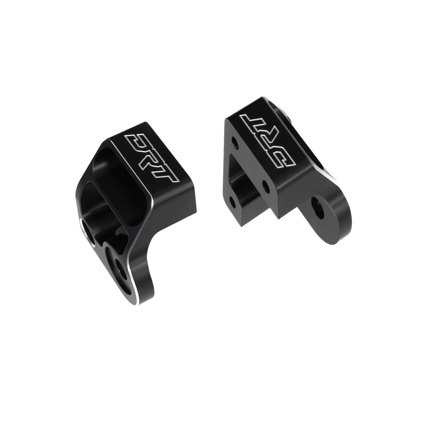 Two black metal brackets with 'RTC' branding on a white background