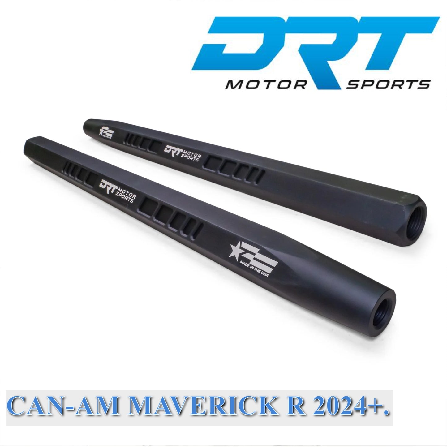 DRT Billet HEX 6061 Ultra Heavy Duty Tie Rods Rod Kit CAN AM MAVERICK R 2024+ Promo pic