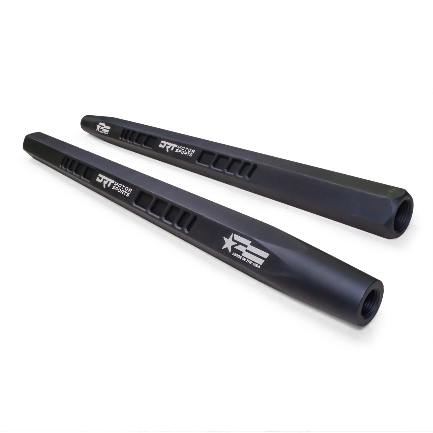 DRT Billet HEX 6061 Ultra Heavy Duty Tie Rods Rod Kit CAN AM MAVERICK R 2024+ uninstalled side view