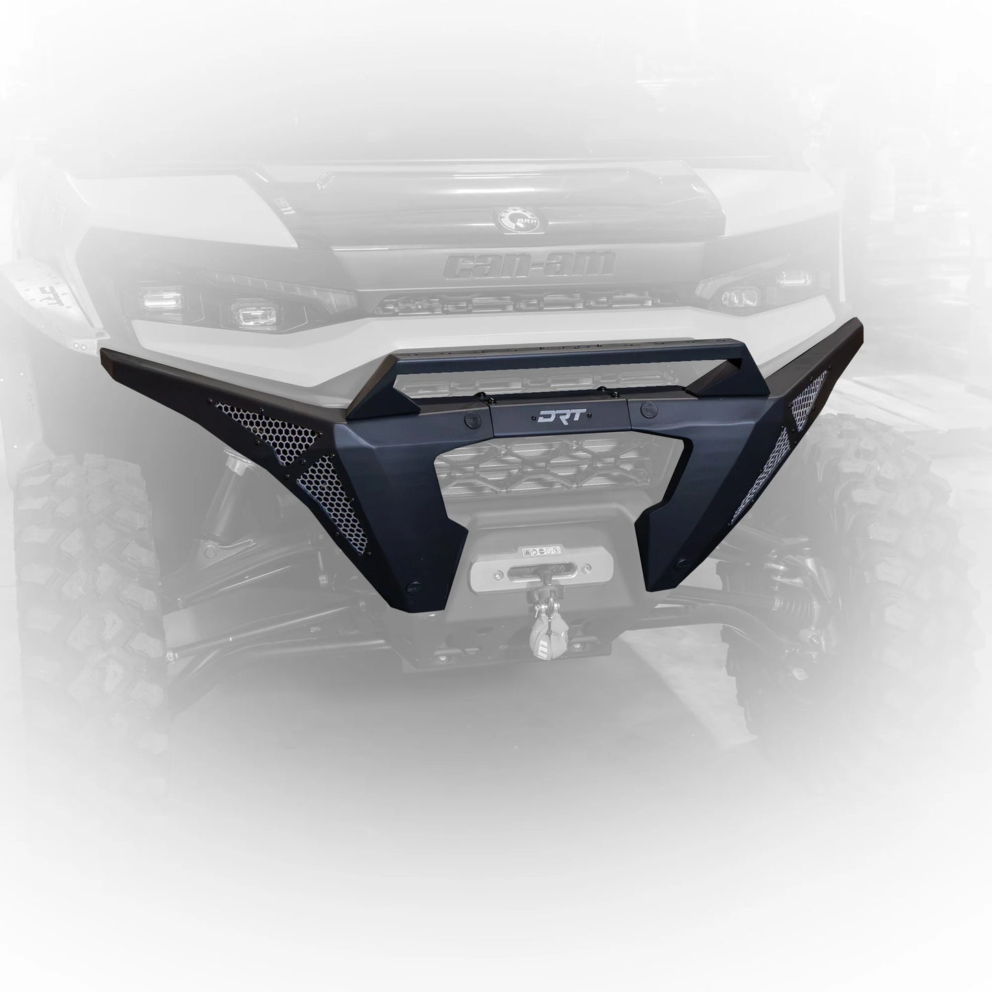 Car bumper with 'GRT' branding on a white background