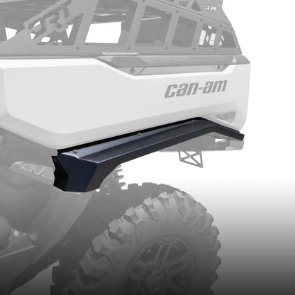 Rear fender flares mounted on white background