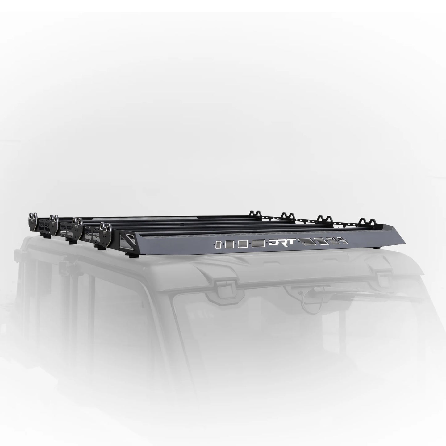 Car roof rack on a white background