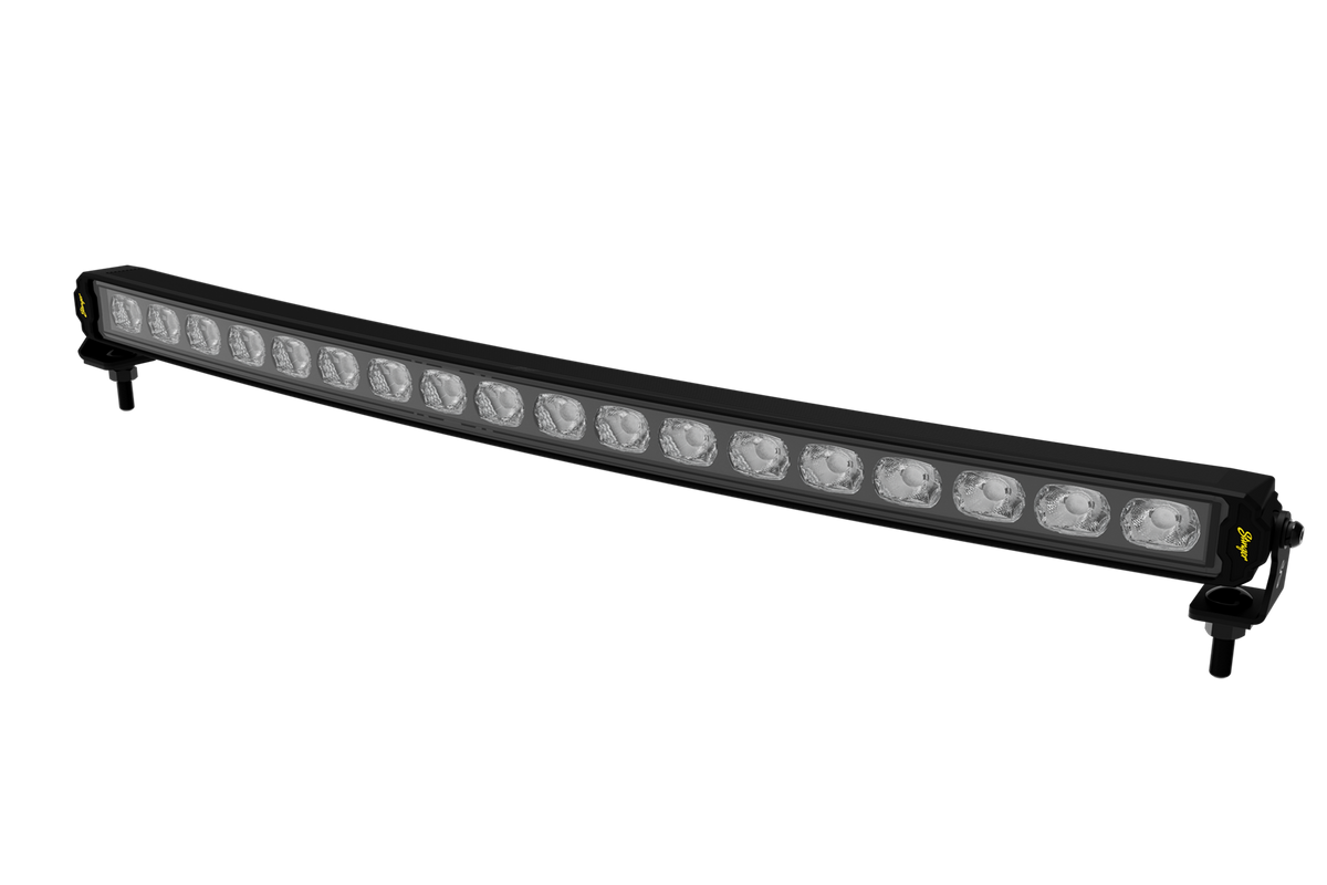 Stinger black LED light bar with mounting brackets