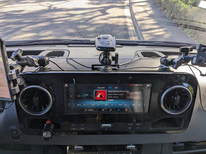 WHITE TOP ADVENTURES SPRINTER DASH ACCESSORIES AND PHONE MOUNTING SYSTEM