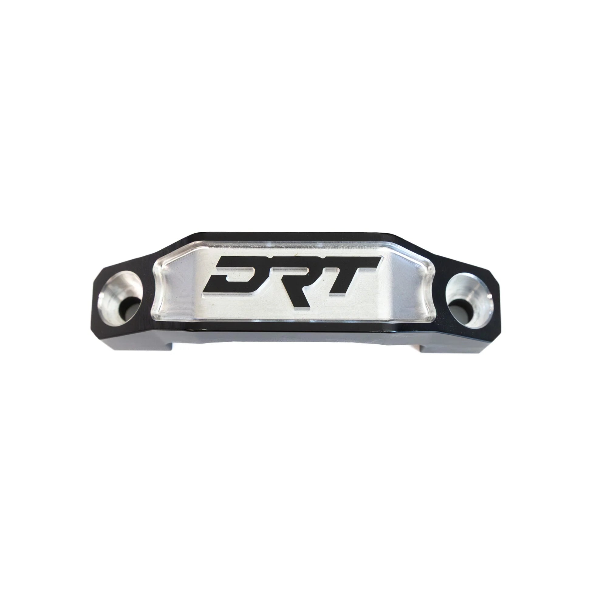 Metallic component with 'DRT' branding on a white background