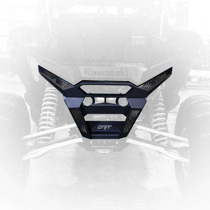 Black protective guard with 'Kawasaki' branding on a white background