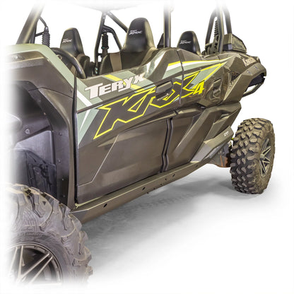 DRT Heavy Duty Rock Sliders Rails Steps Slider KAWASAKI TERYX KRX1000 4 KRX 1000 drivers top view