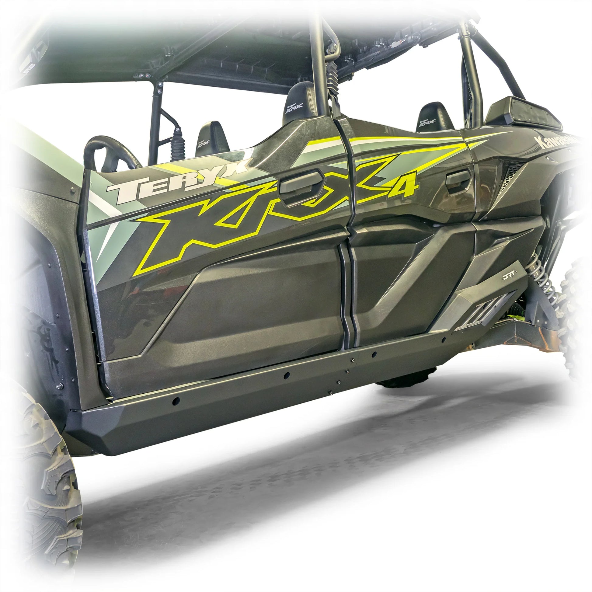 DRT Heavy Duty Rock Sliders Rails Steps Slider KAWASAKI TERYX KRX1000 4 KRX 1000 Mounted Drivers