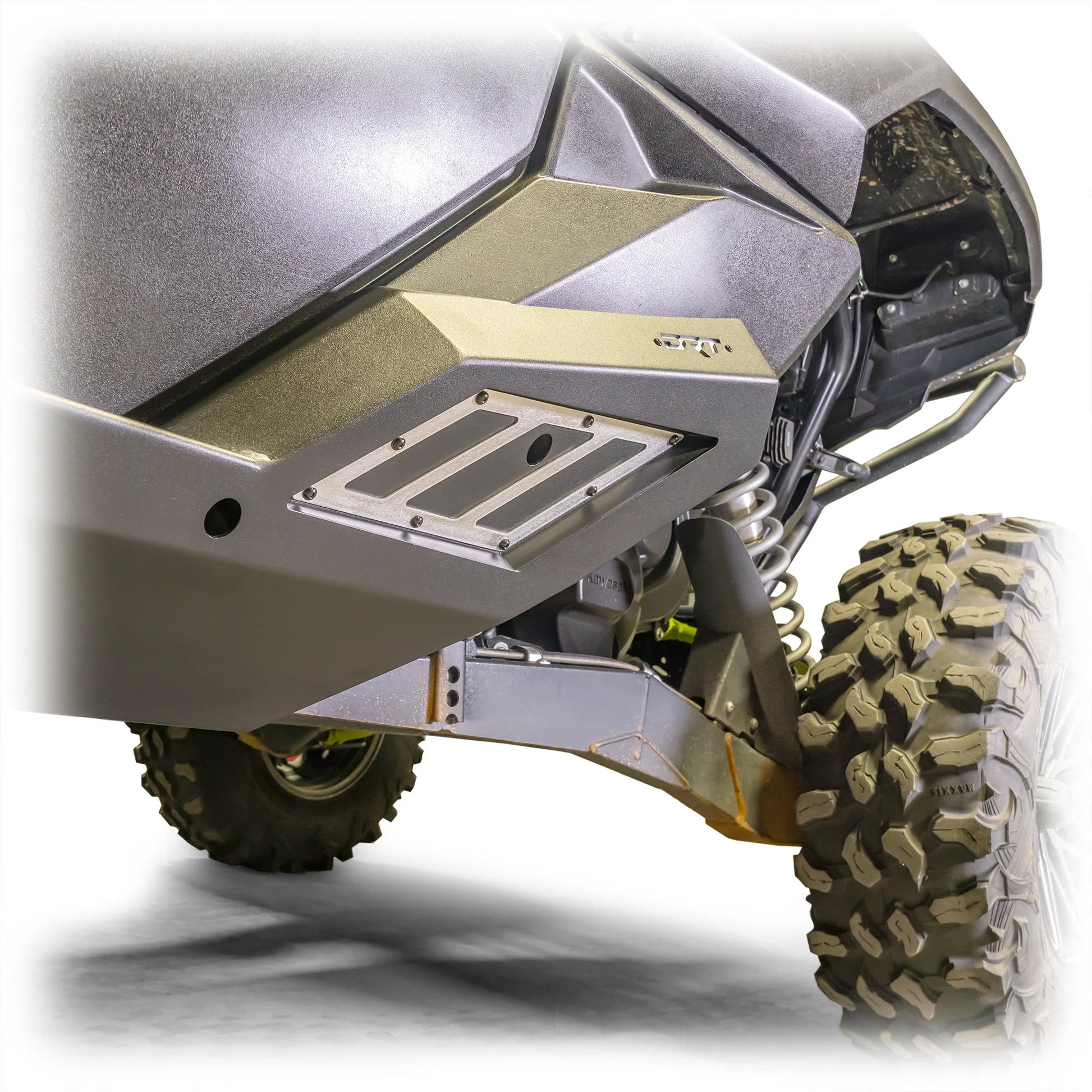 DRT Heavy Duty Rock Sliders Rails Steps Slider KAWASAKI TERYX KRX1000 4 KRX 1000 Accent Panel