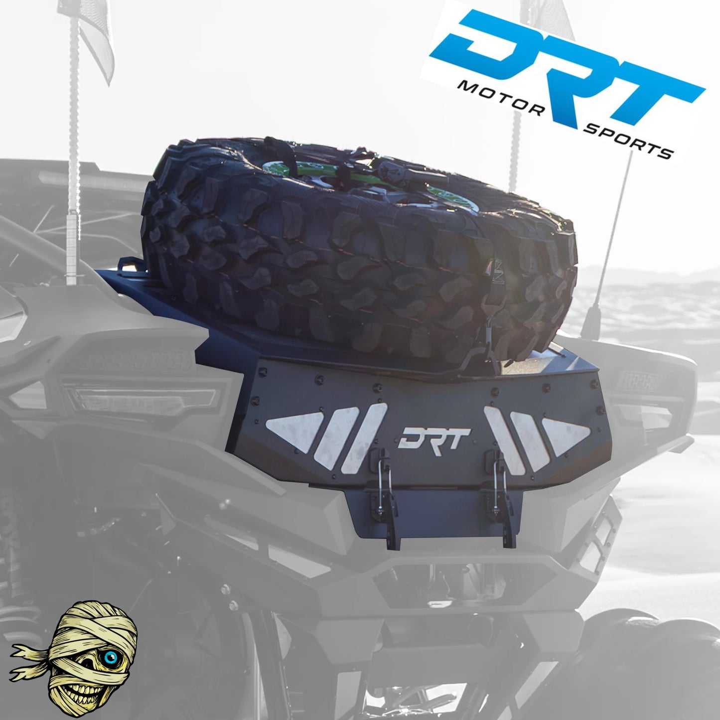 DRT Motorsports Kawasaki Teryx H2 2026+ Spare Tire Carrier Trunk Enclosure Box