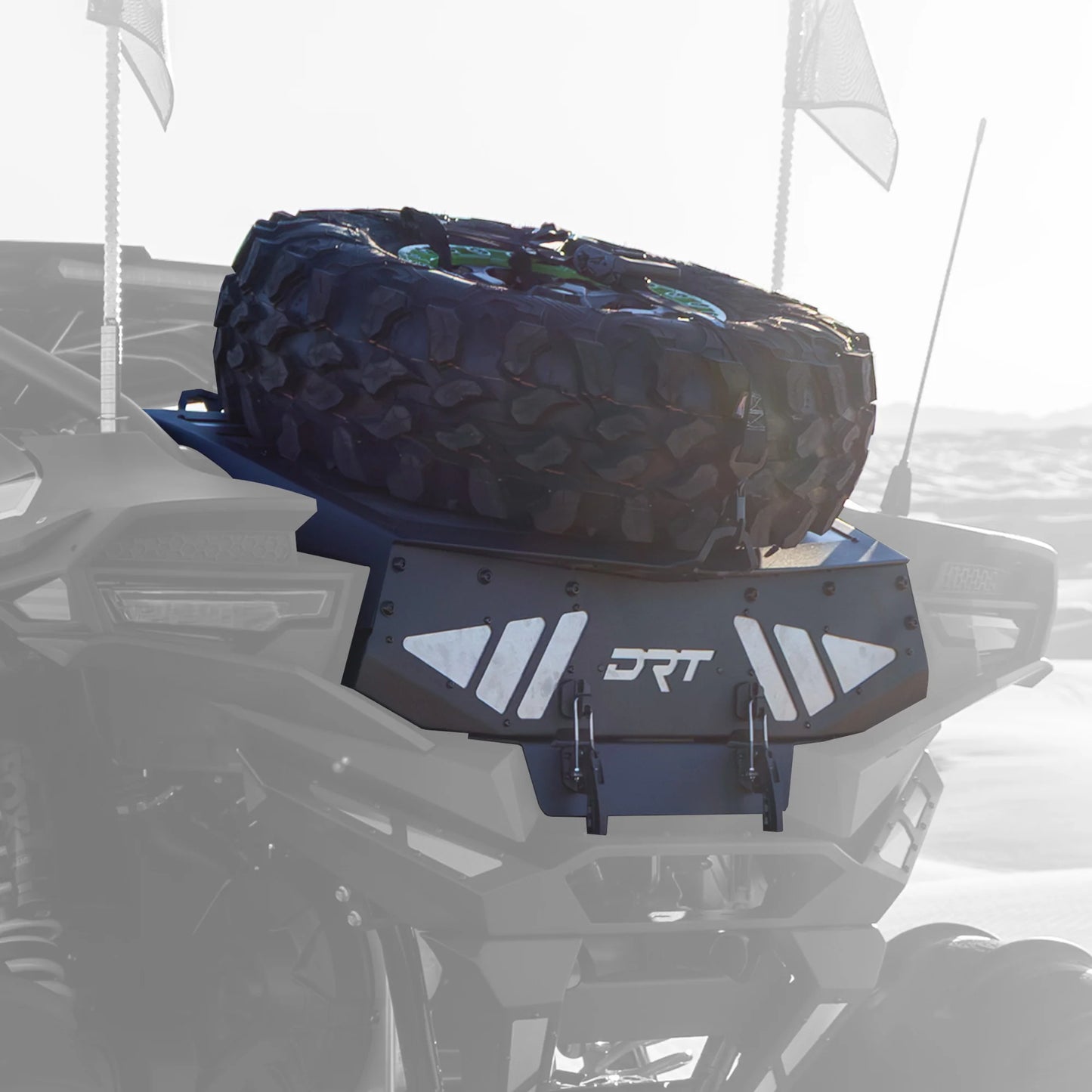 DRT Motorsports Kawasaki Teryx H2 2026+ Spare Tire Carrier Trunk Enclosure Box