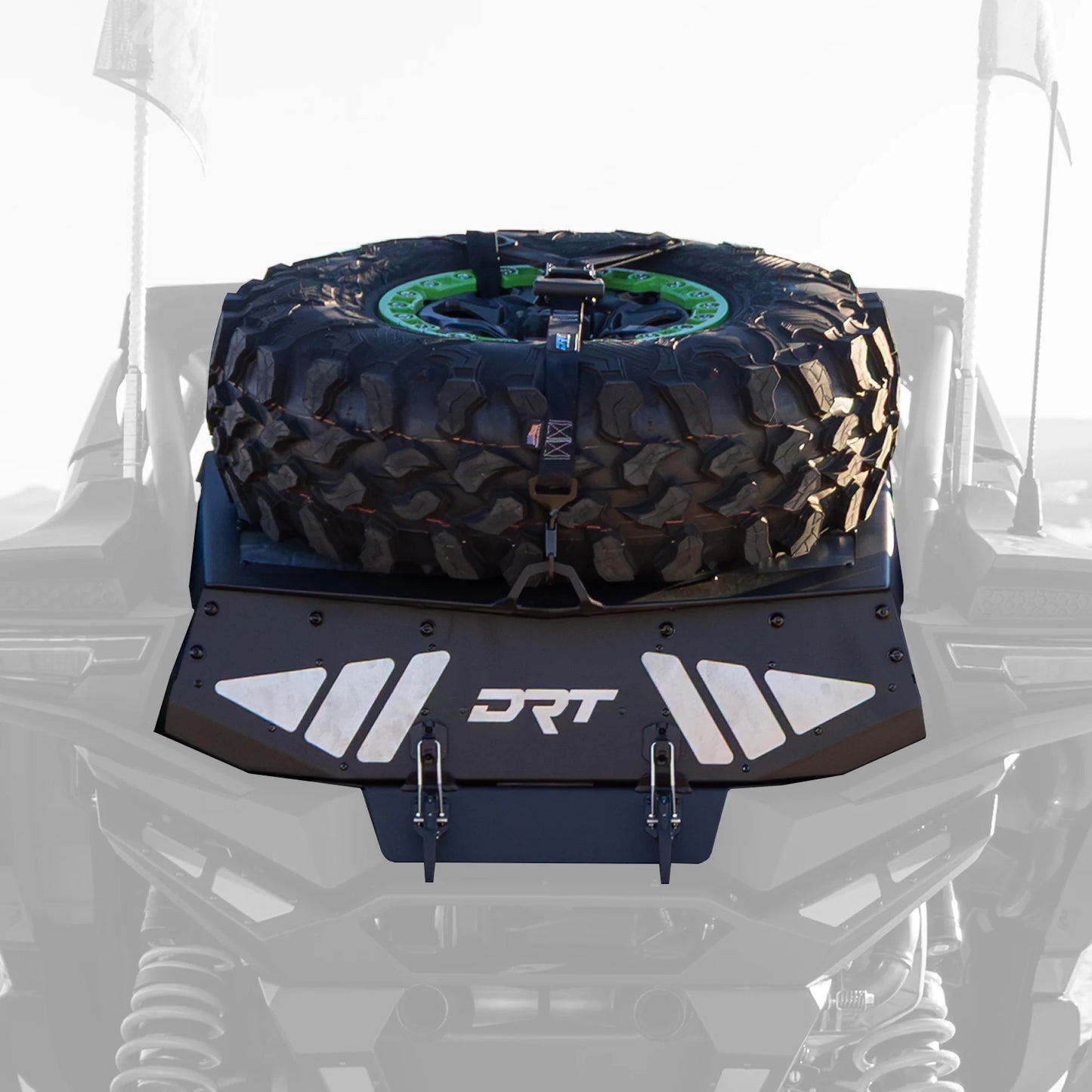 DRT Motorsports Kawasaki Teryx H2 2026+ Spare Tire Carrier Trunk Enclosure Box