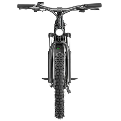 Front view on white background