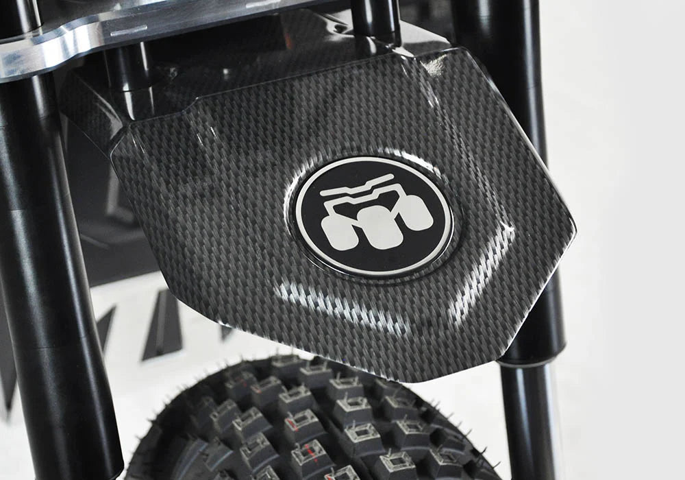 MINI RCR T3 - Black with Black Carbon Fenders Carbon Front Fender