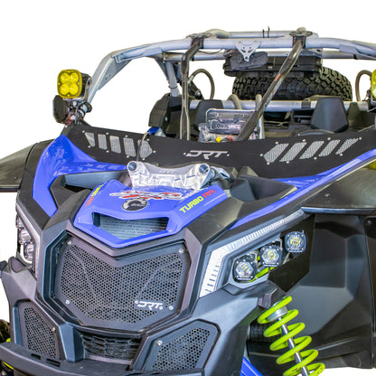 DRT Motorsports Can Am Maverick X3 2017+ Billet Shock Tower Brace mounted far view