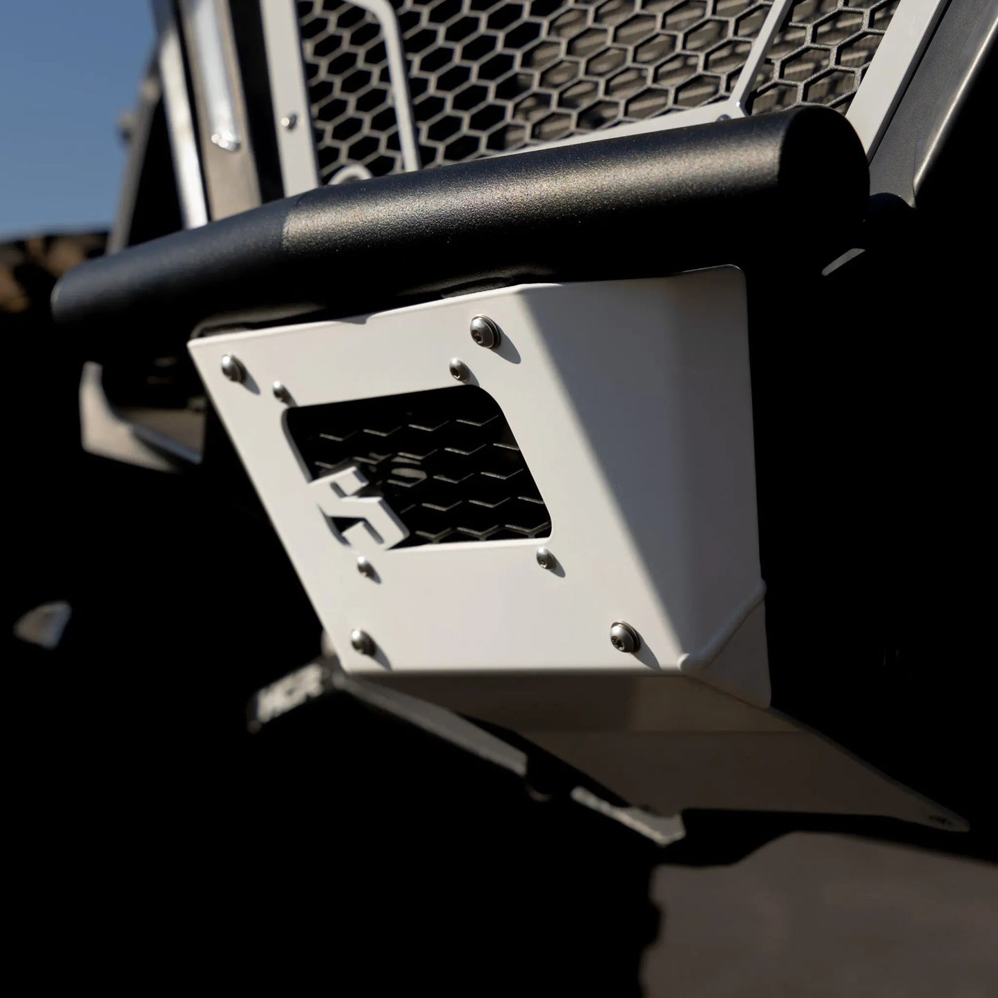 Can-Am Maverick R Pre-Runner Single Tube Front Bumper Detail View