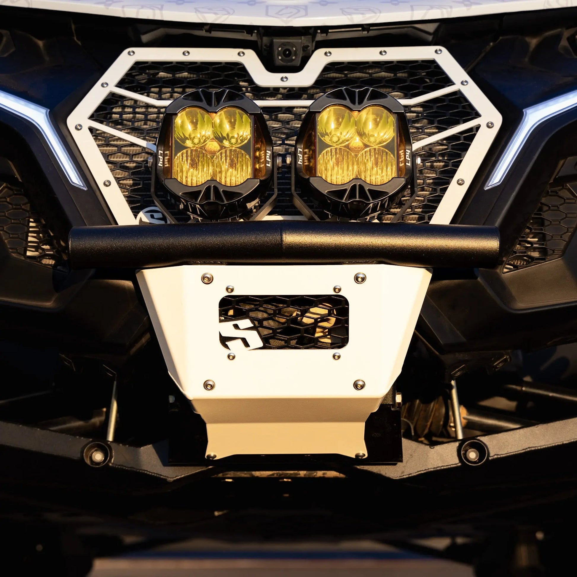Can-Am Maverick R Pre-Runner Single Tube Front Bumper Front View